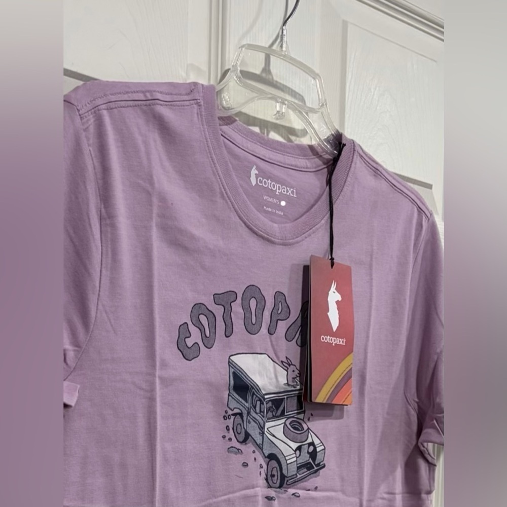 Cotopaxi Women's Medium Coto-Pilot T-Shirt Tee Antique Purple NWT Cotton - Picture 2 of 8